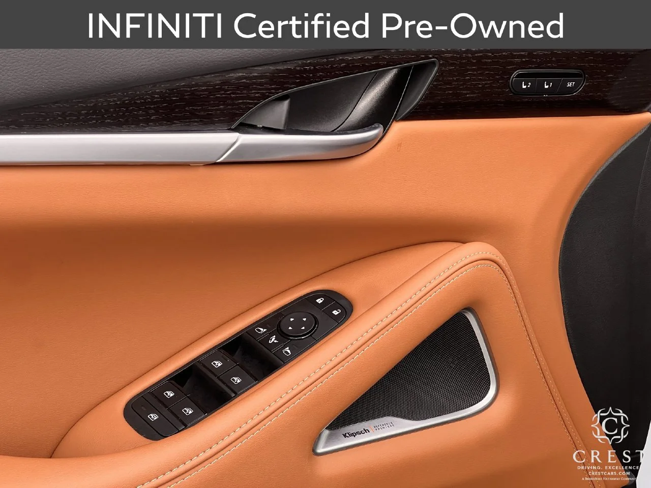 Certified Used 2027 Radiant White Black Obsidian INFINITI AUTOGRAPH image 24