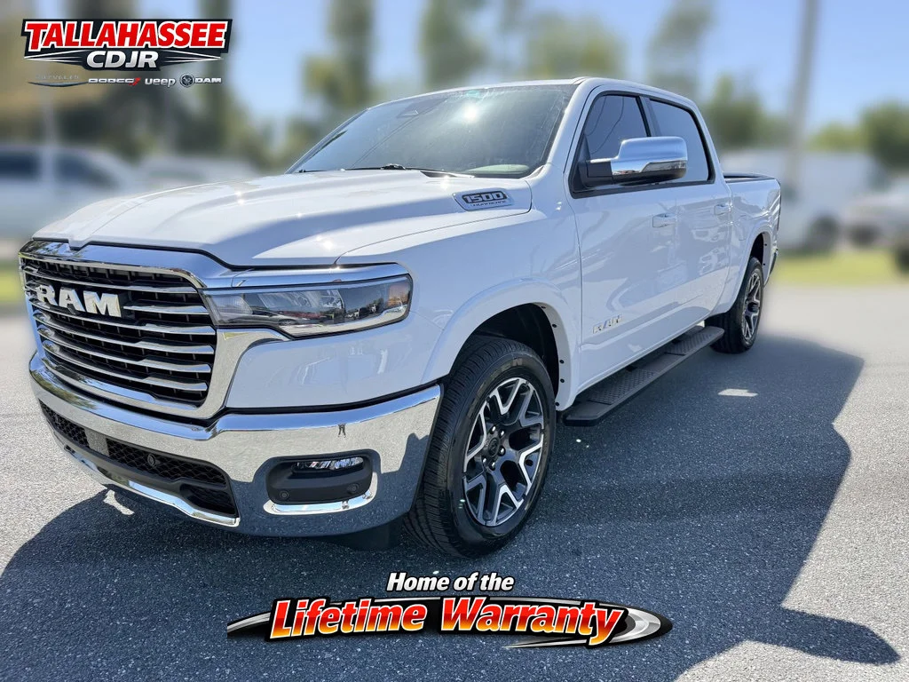 New 2027 Bright White Clear-Coat Exterior Paint RAM Laramie image 11