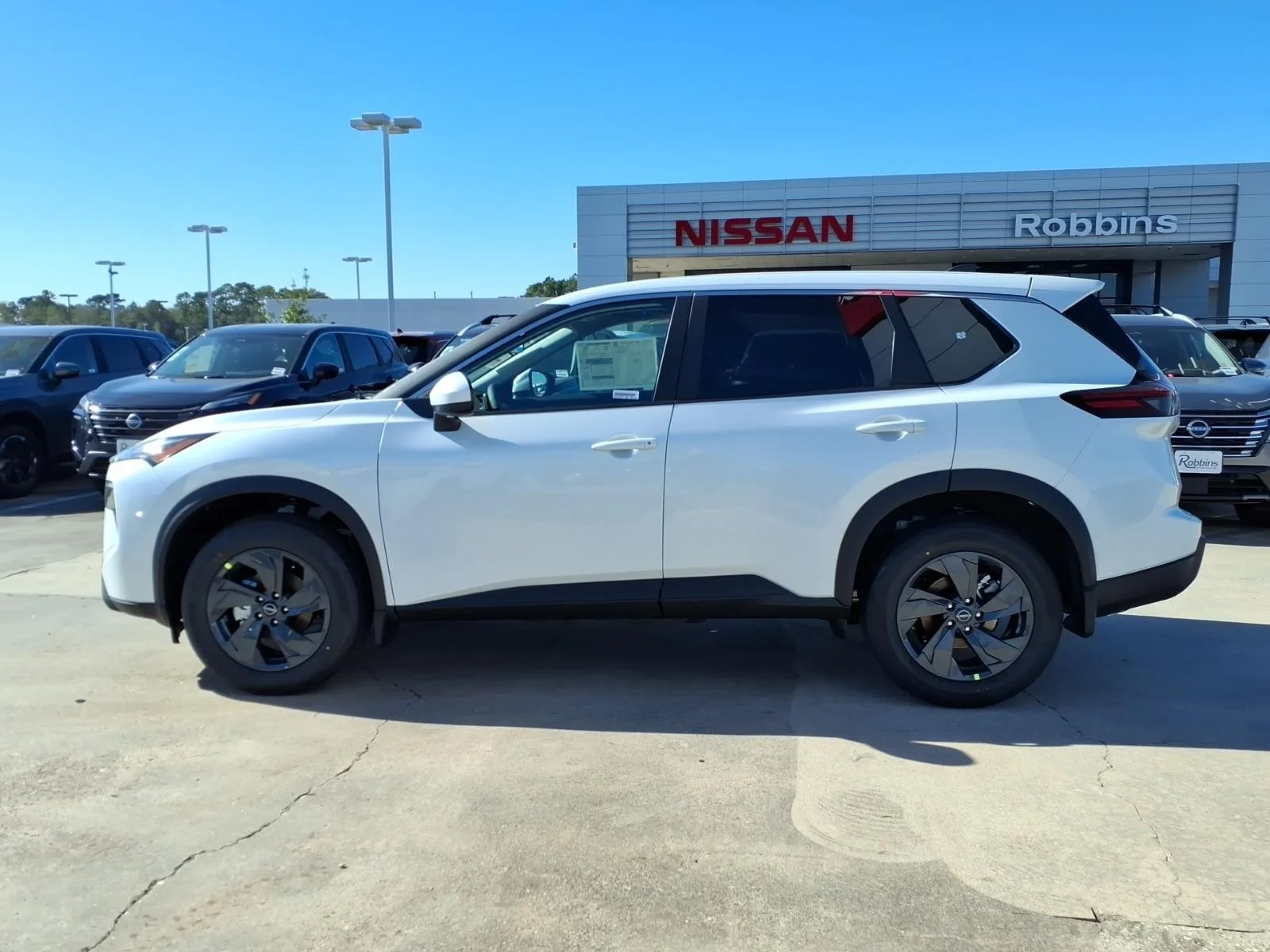 2026 Nissan Rogue SV White at Robbins Nissan