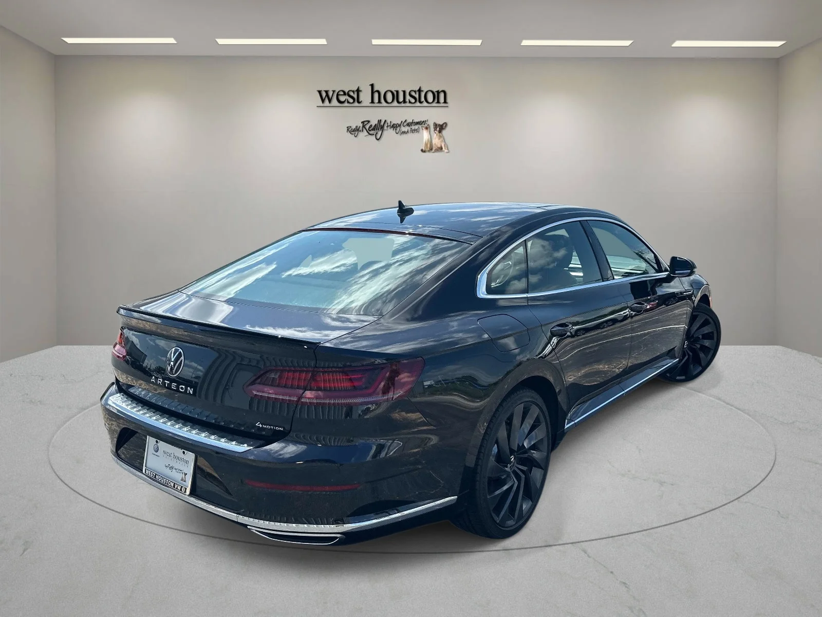 Certified Used 2023 Deep Black Pearl Volkswagen SEL R-Line 4MOTION image 5