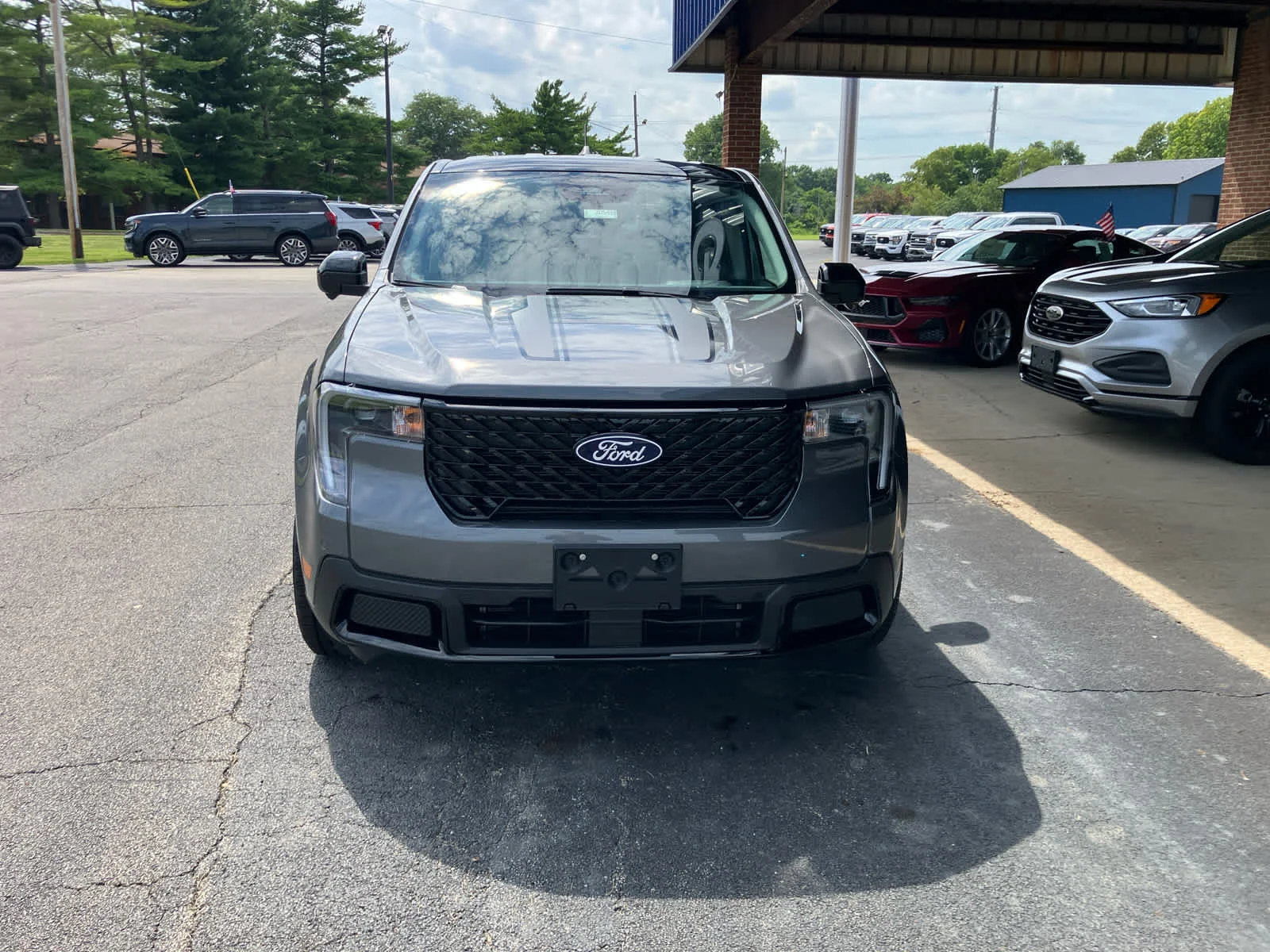 New 2026 Carbonized Gray Metallic Ford LARIAT image 3