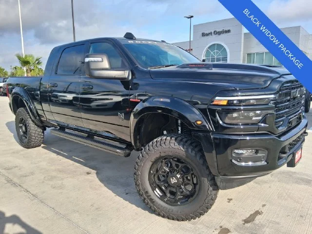 New 2026 Diamond Black Crystal Pearl-Coat Exterior Paint RAM Laramie image 1