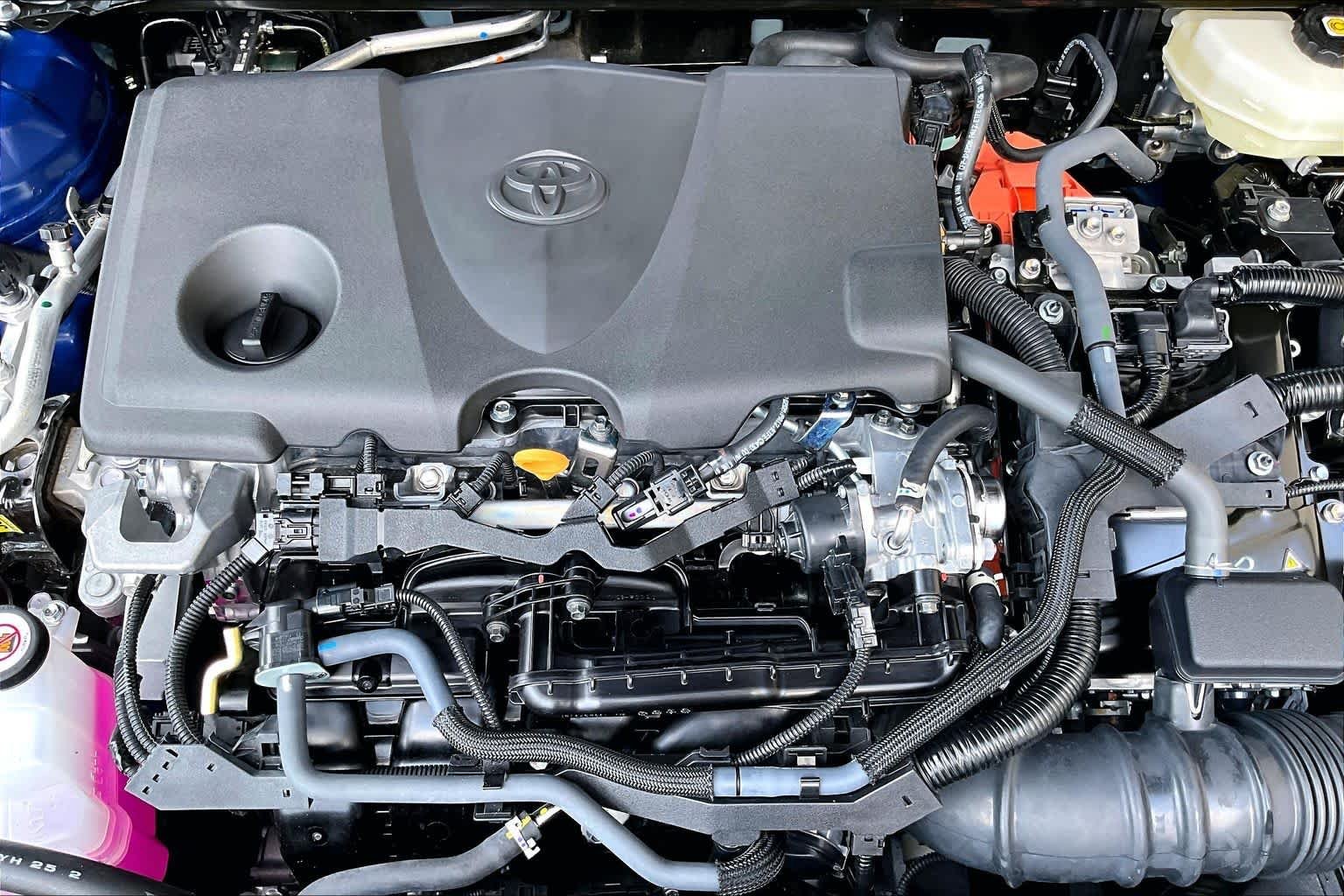 Used 2025 Reservoir Blue Toyota SE image 33