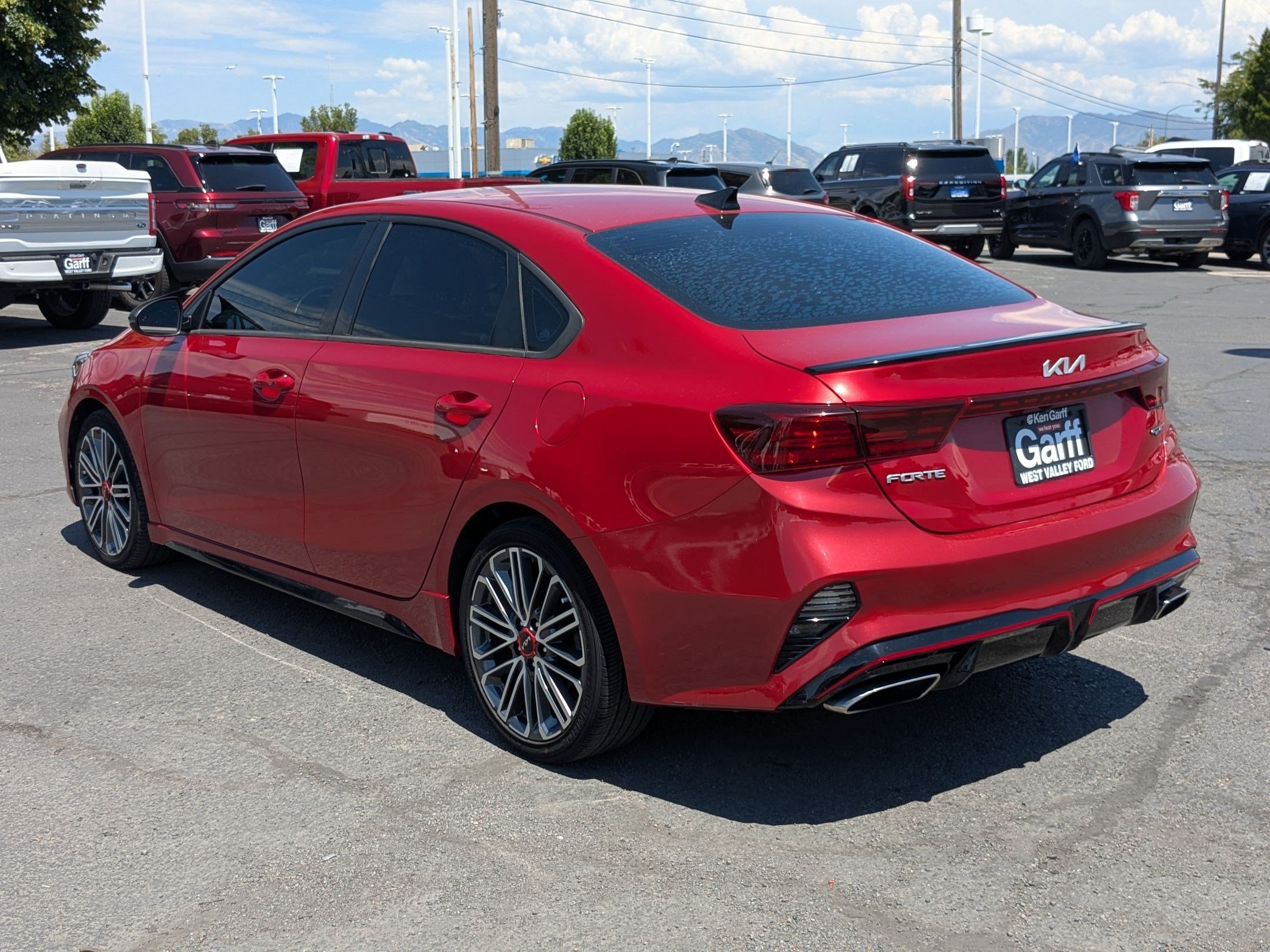 Used 2023 Currant Red Kia GT image 5