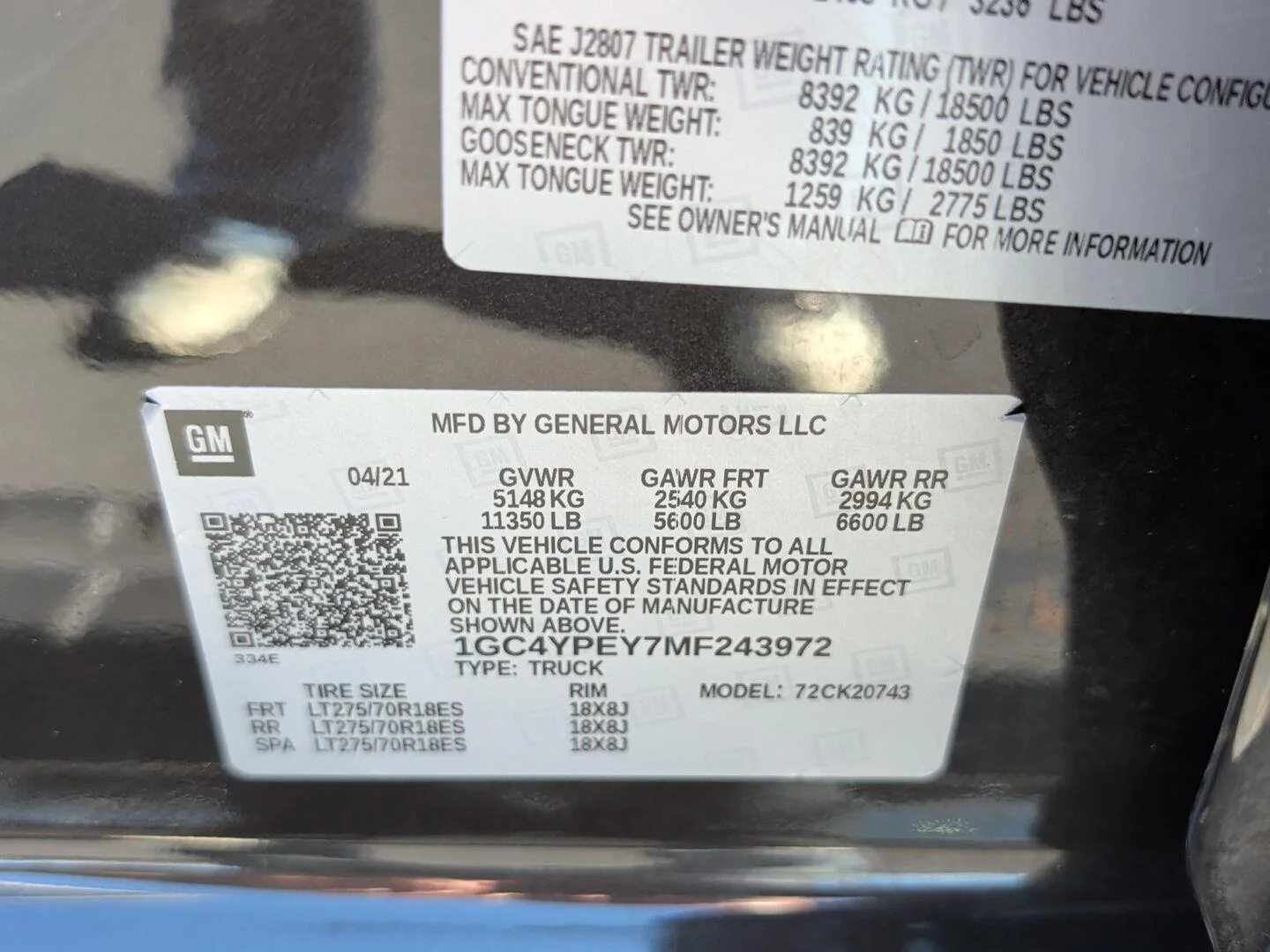 Used 2021 OXFORD BROWN METALLIC Chevrolet LTZ image 30