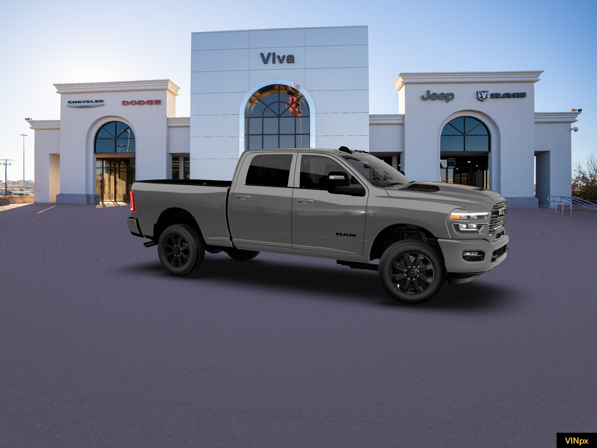New 2026 Ceramic Gray Clear-Coat Exterior Paint RAM LARAMIE image 22
