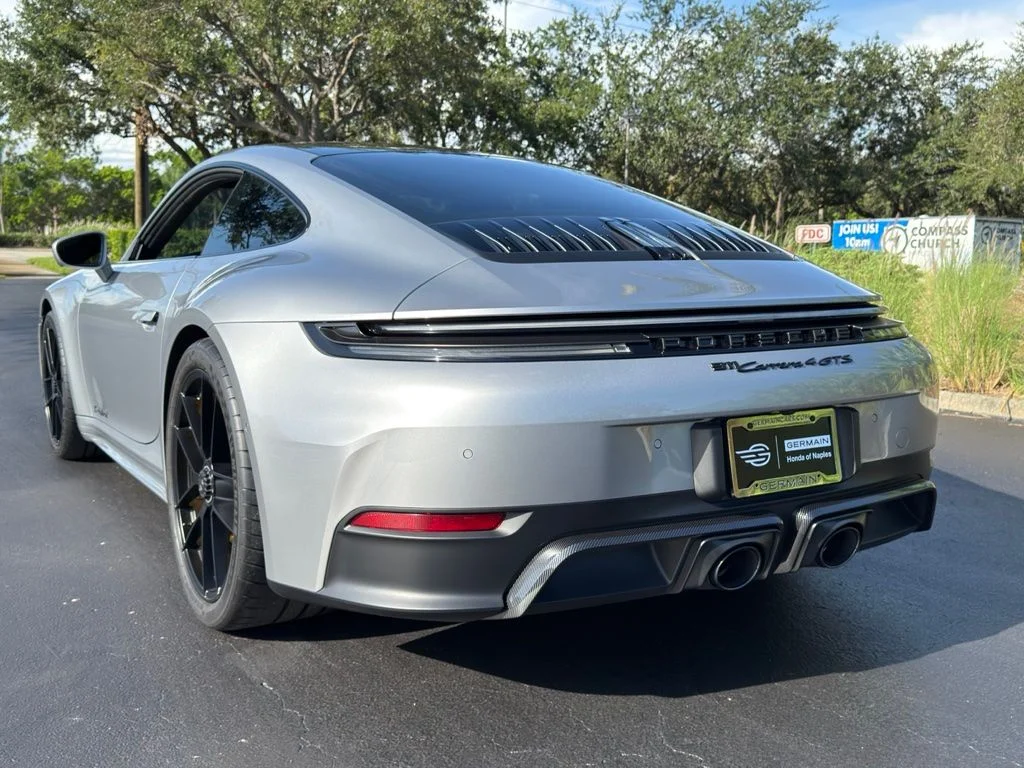 Used 2025 GT Silver Metallic Porsche Carrera 4 GTS image 4