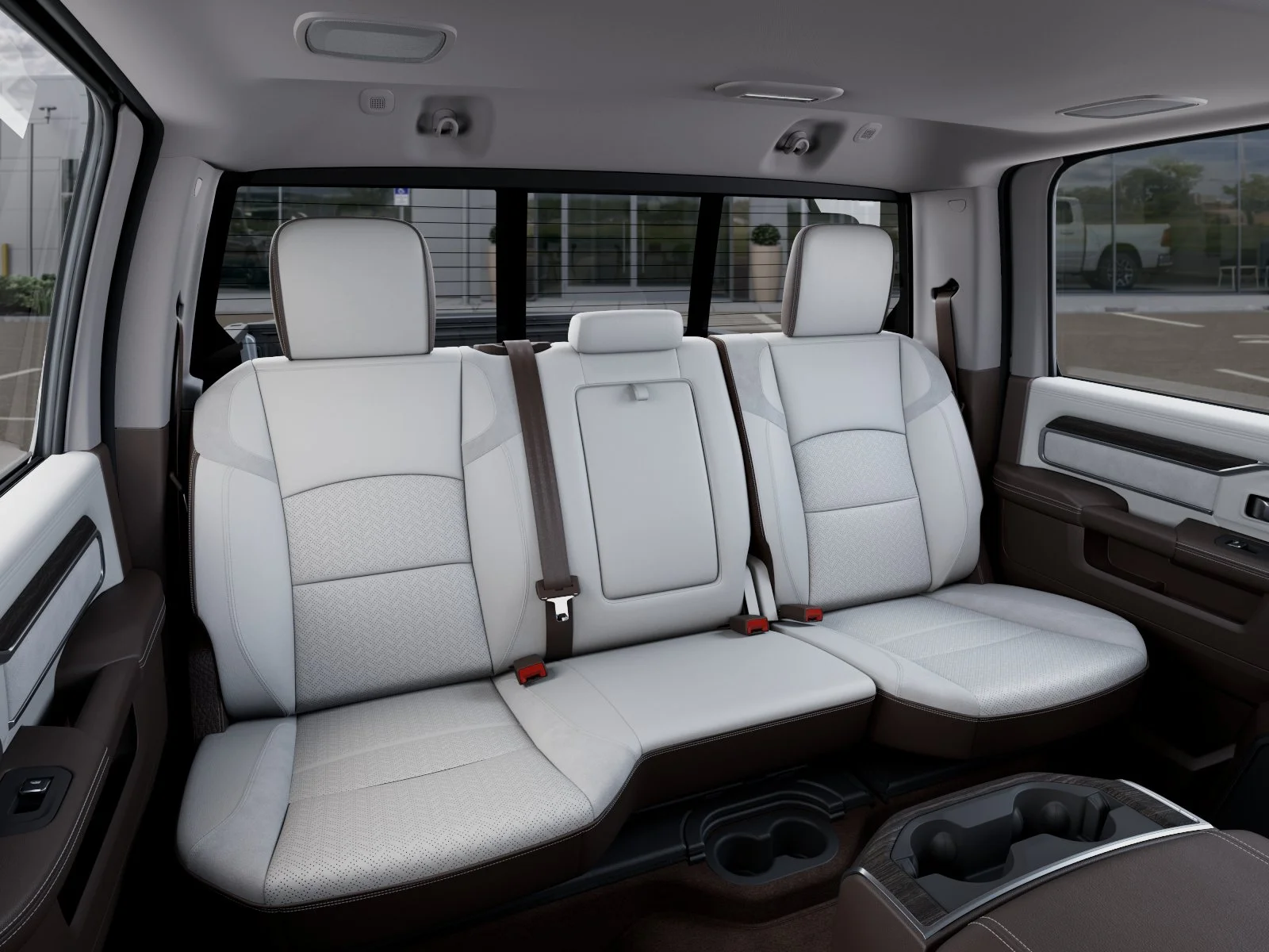 New 2026 Bright White Clear-Coat Exterior Paint RAM Laramie image 42