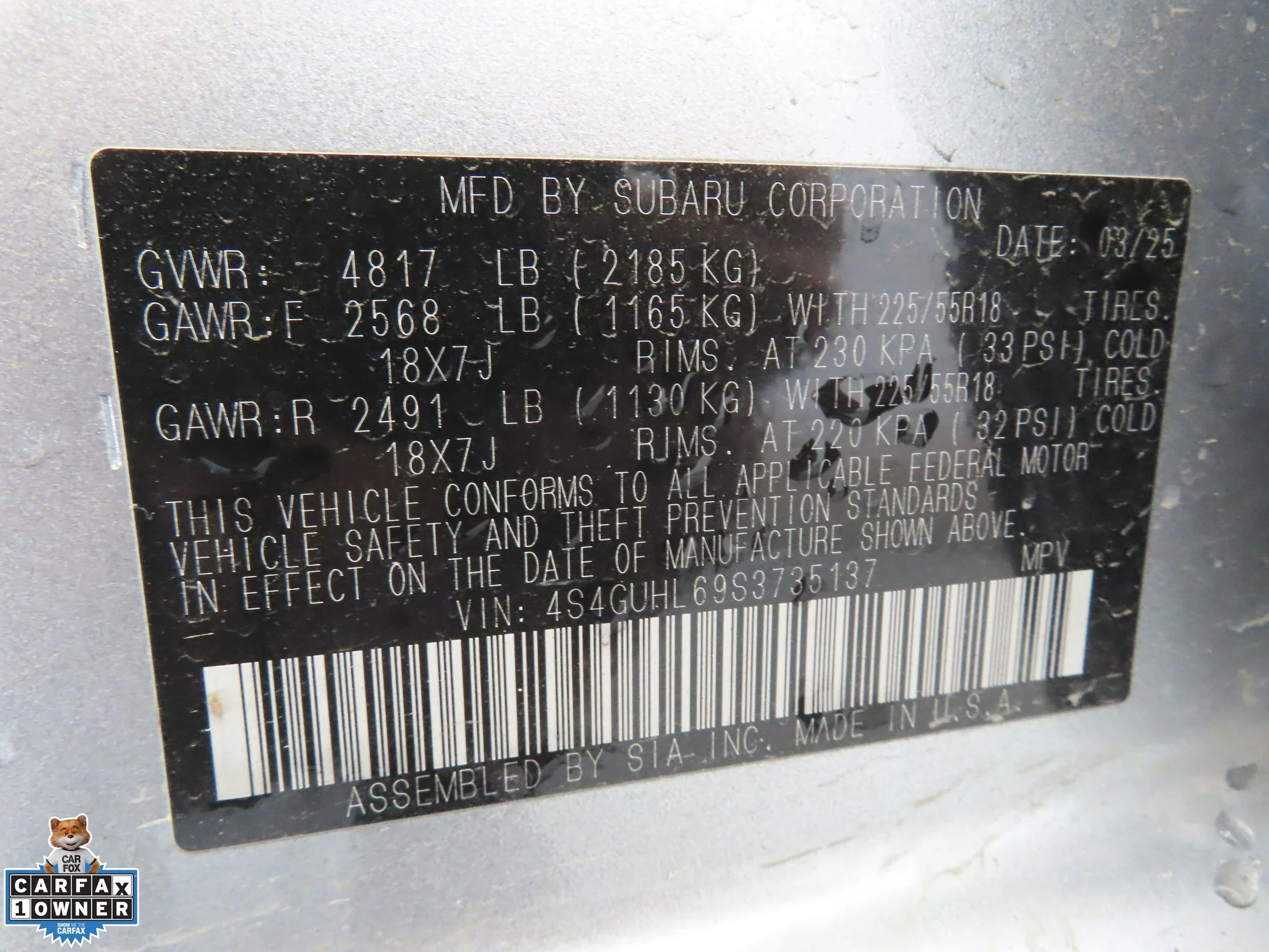 Used 2025 Silver Subaru Limited image 27