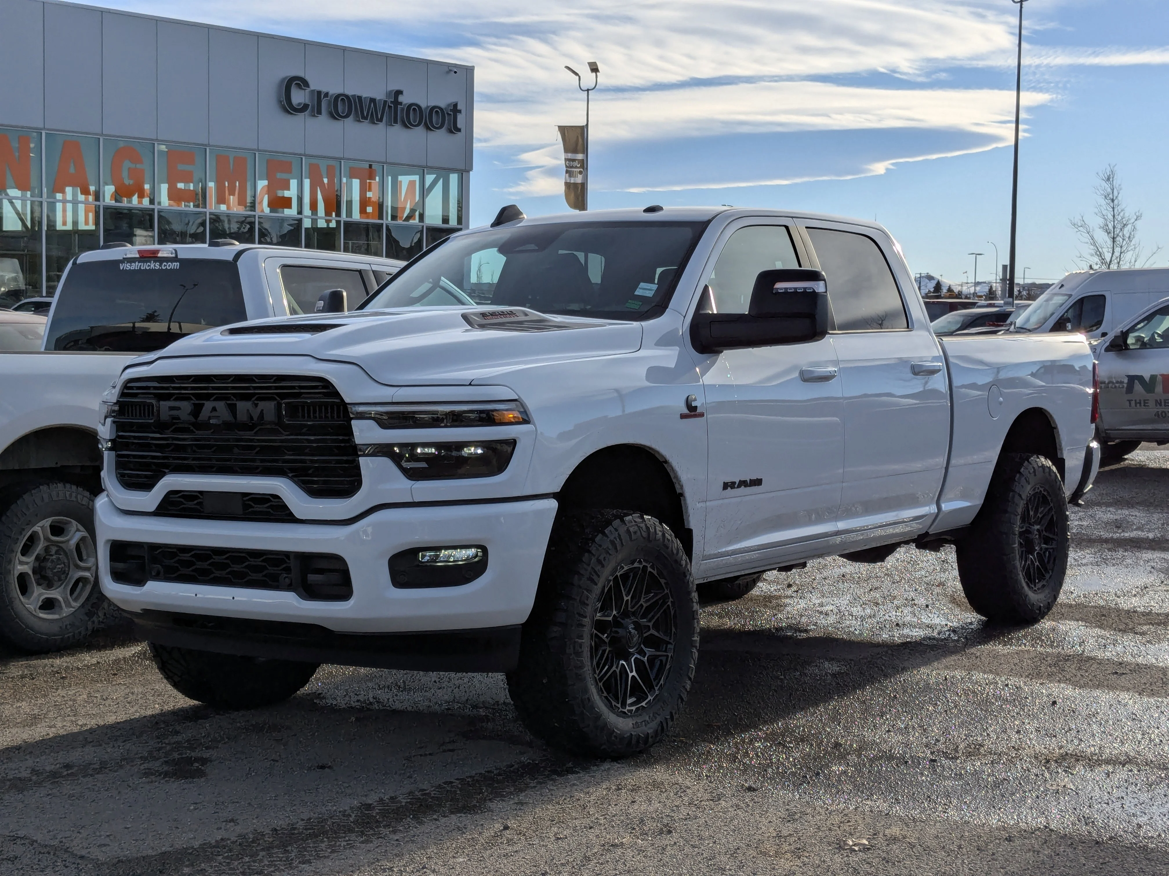 New 2026 White RAM Laramie - Night Edition - Level 1 + Grp - 6.7L Cummins HO & Tons More! image 4