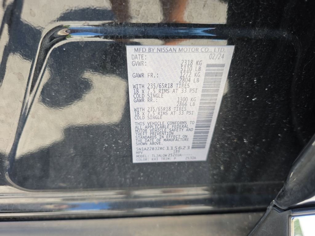 Used 2024 Black Nissan SV image 39
