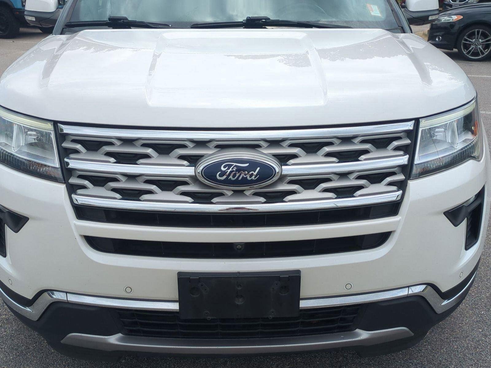 Used 2018 White Platinum Metallic Tri-Coat Ford Limited image 14