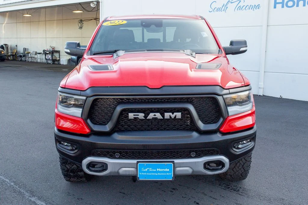 Used 2022 Flame Red Clearcoat Ram 4WD Rebel image 4