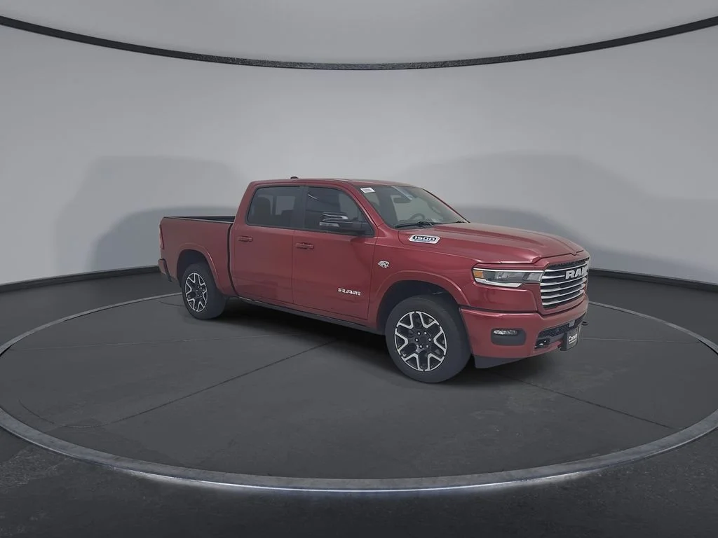 New 2026 Molten Red Pearl-Coat Exterior Paint RAM Laramie image 3