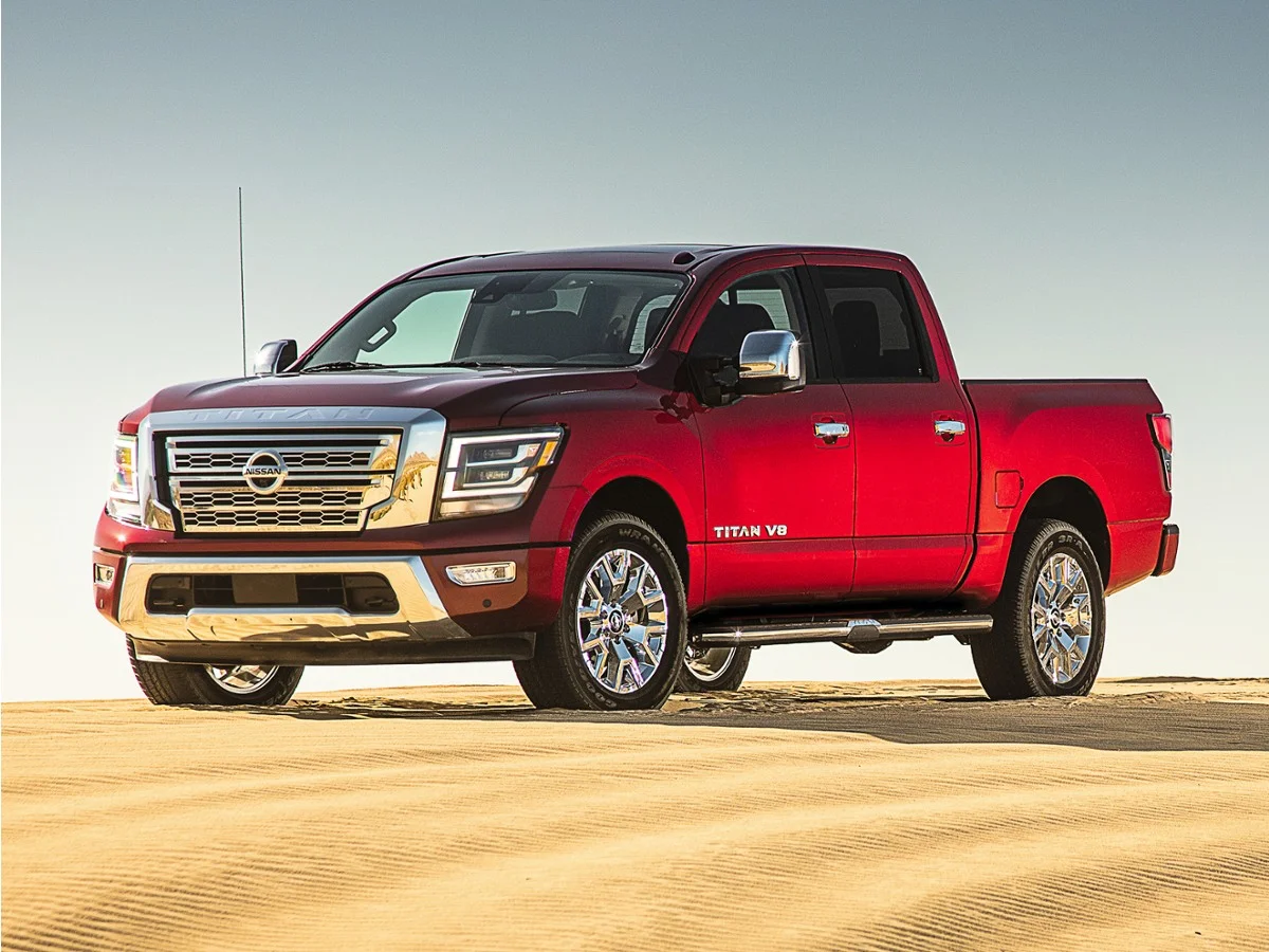 Used 2021 Red Nissan SV image 1