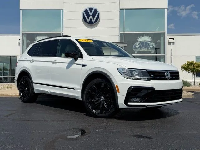 Used 2020 White Volkswagen 2.0T SE R-Line Black image 1