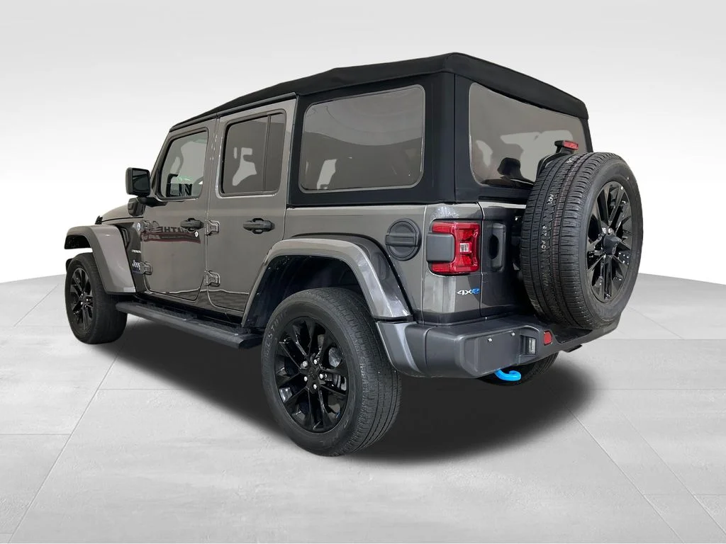 Used 2023 Gray Jeep Sahara 4xe image 3