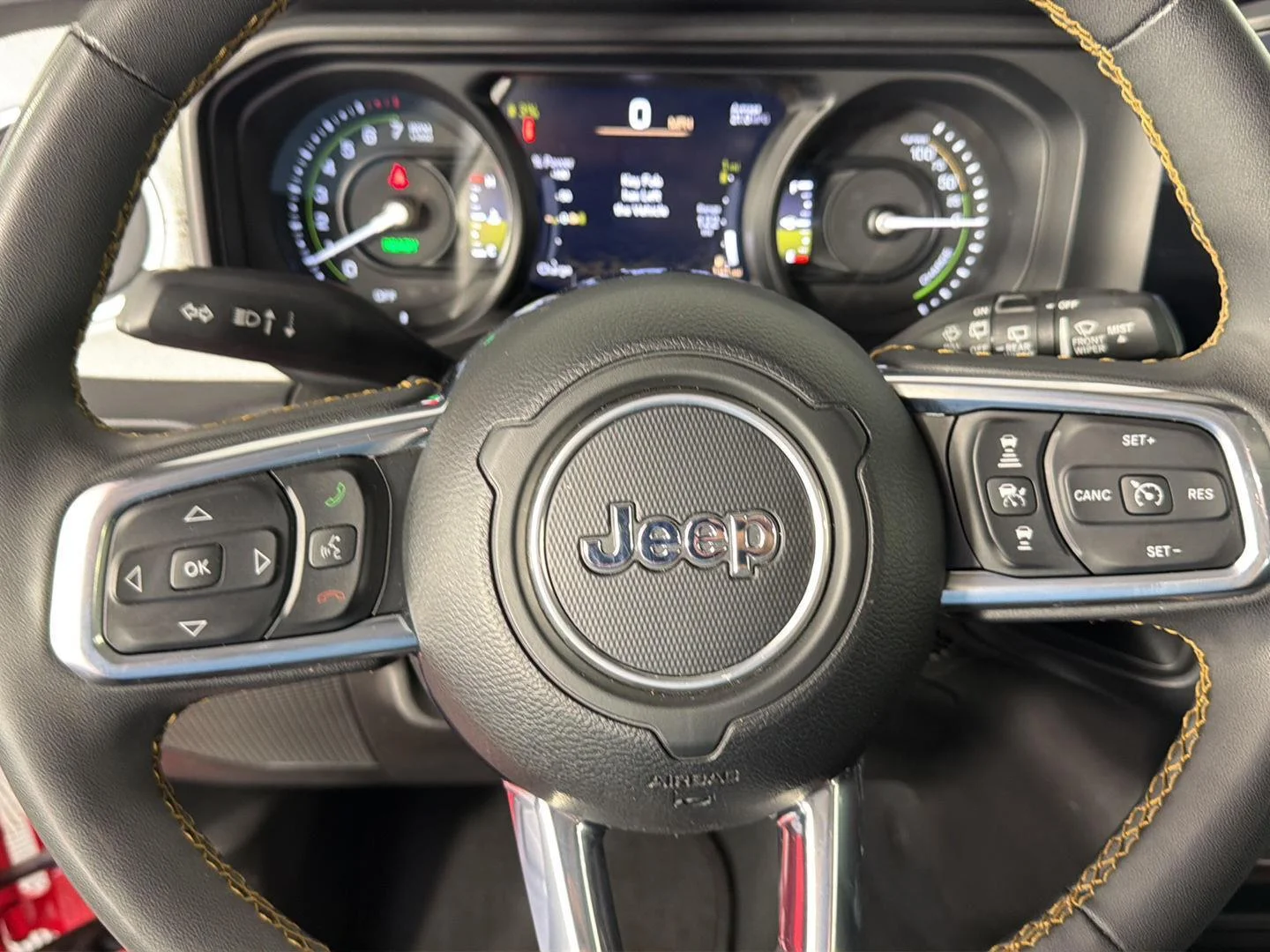 Used 2024 Firecracker Red Clearcoat Jeep Sahara image 44