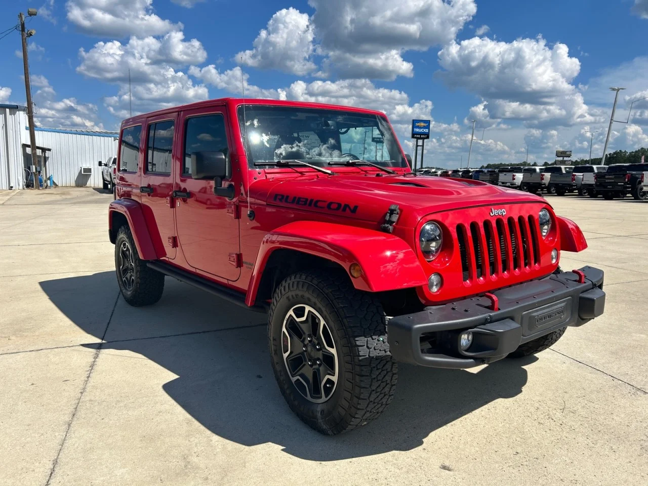 Used 2016 Red Jeep Rubicon Hard Rock image 2