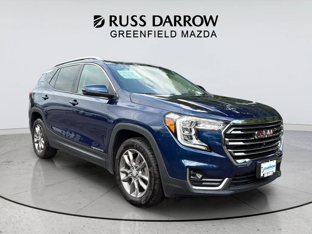 Used 2022 Blue GMC SLT image 7