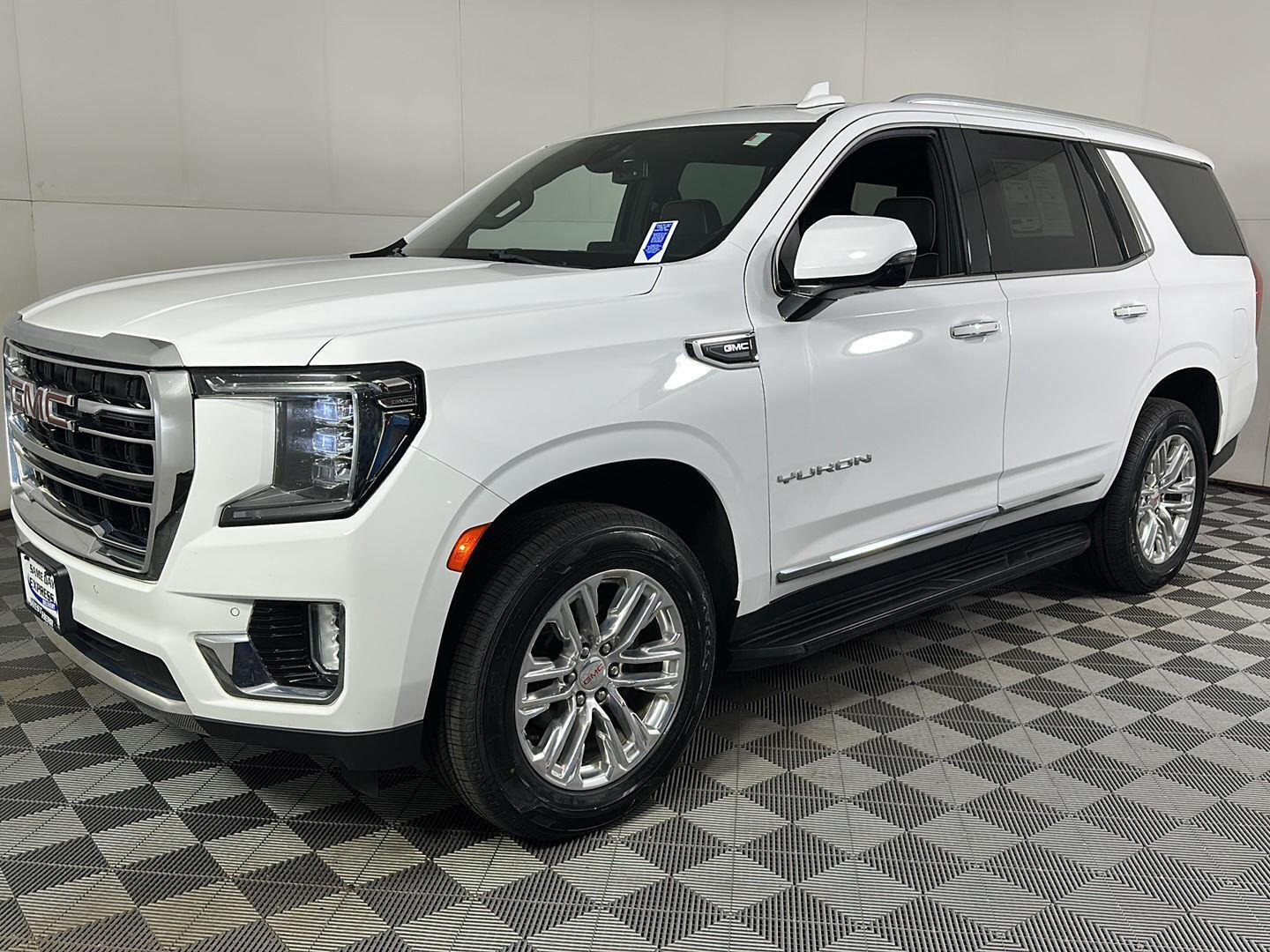 Used 2021 Summit White GMC SLT image 38
