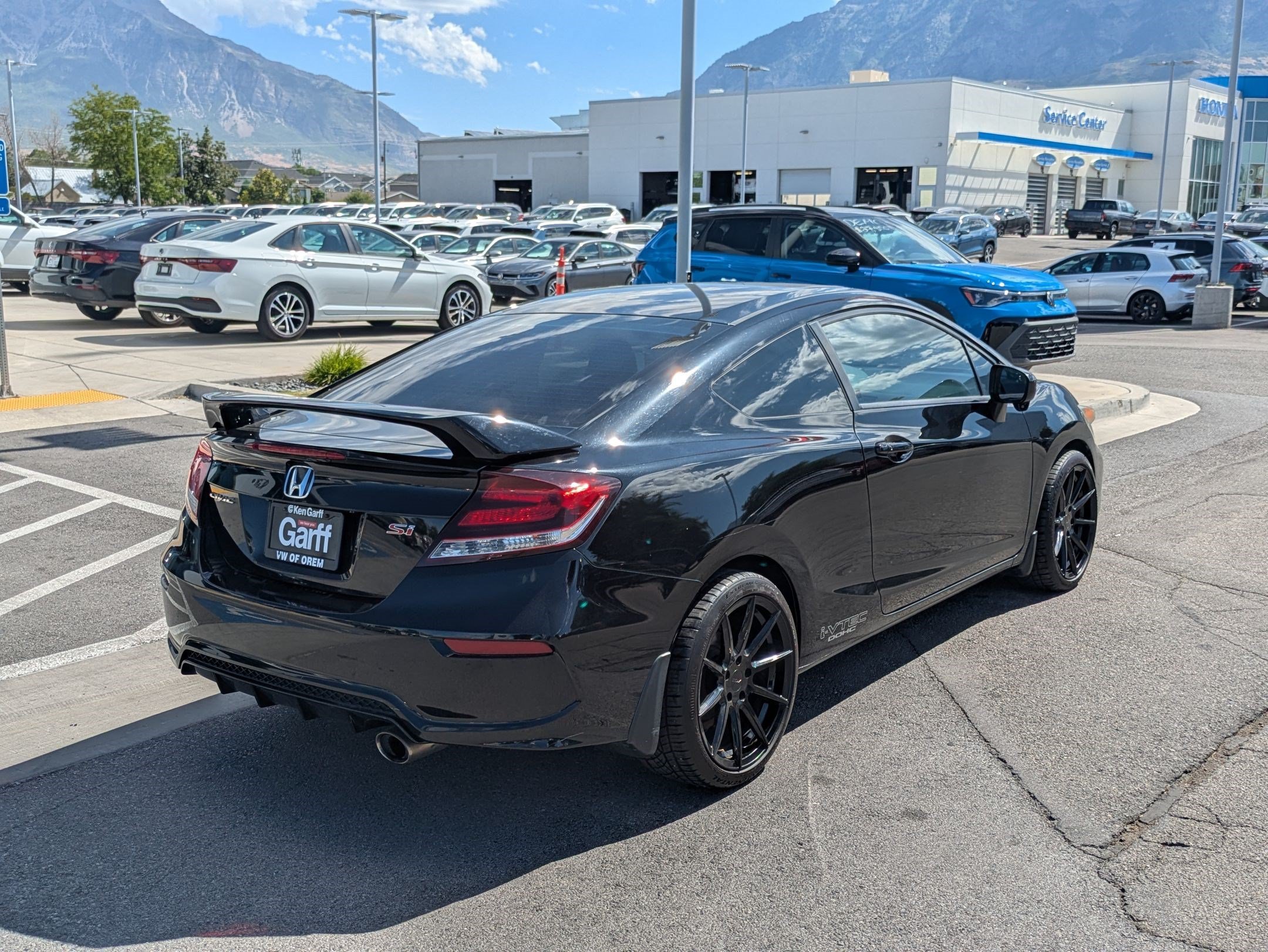 Used 2015 Crystal Black Pearl Honda Si image 3