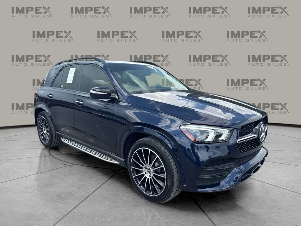 Used 2022 Blue Mercedes-Benz GLE 350 image 4