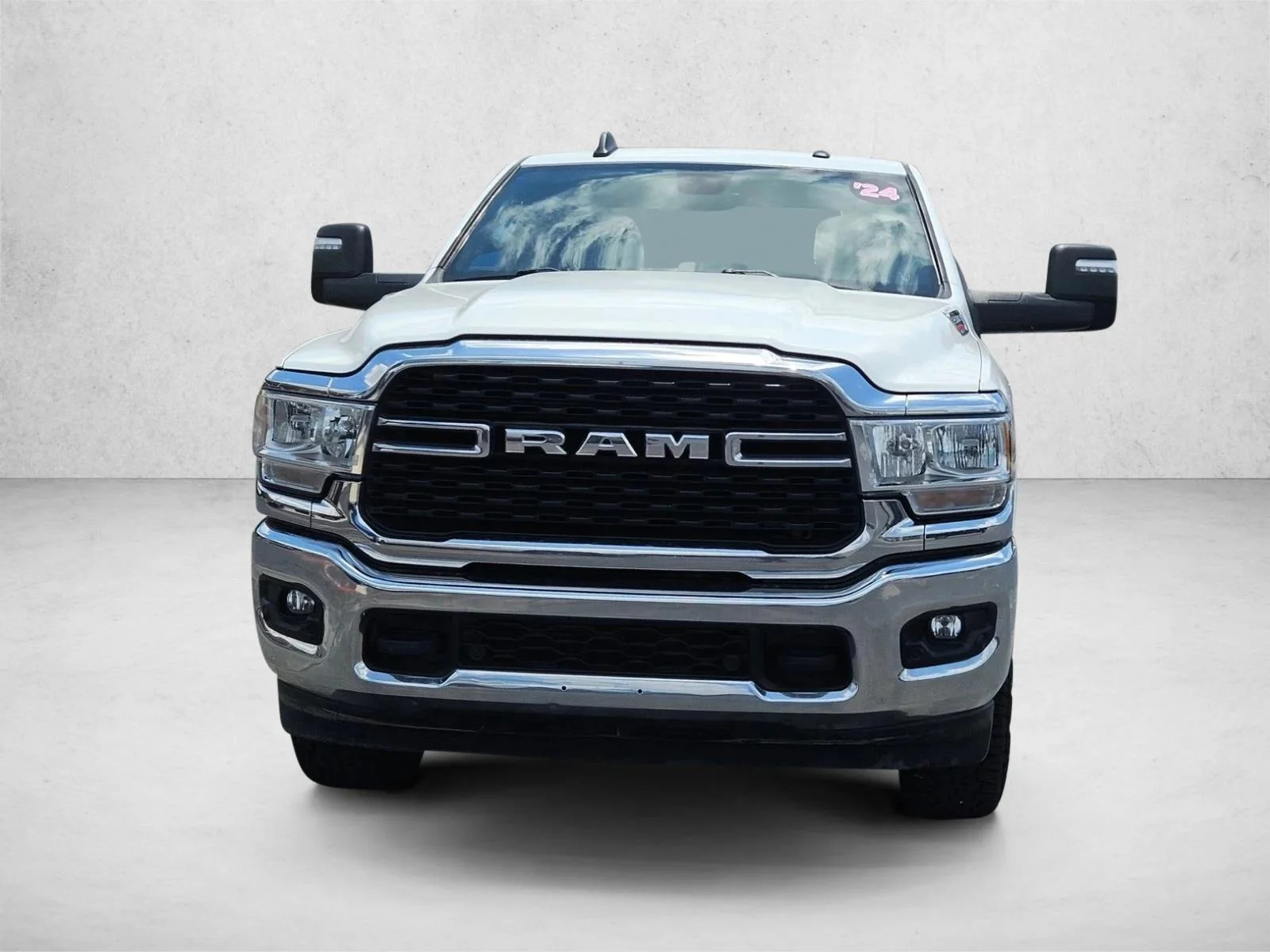 Used 2024 Bright White Clearcoat RAM Big Horn image 2