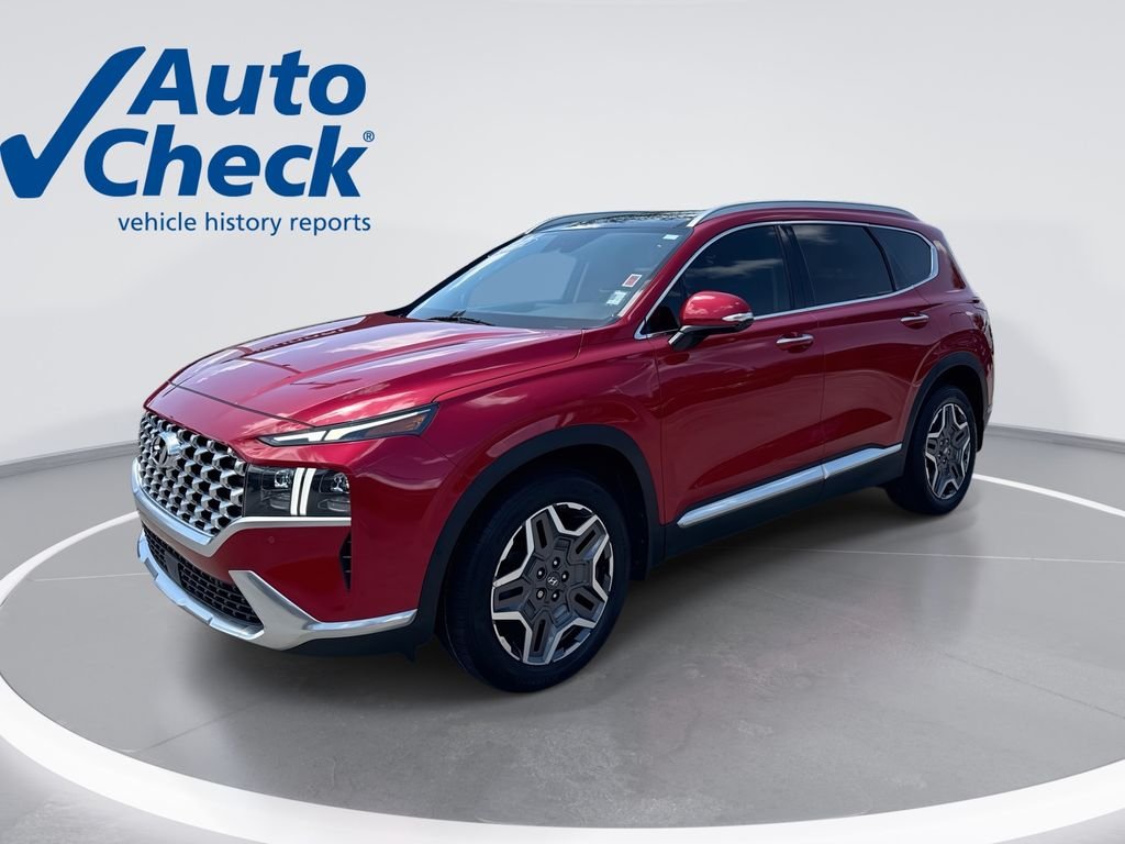 Used 2022 Calypso Red Hyundai Limited image 1