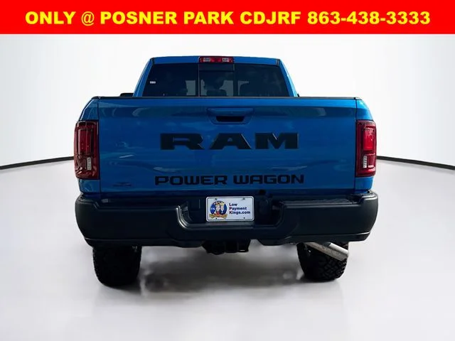 New 2026 Hydro Blue Pearl-Coat Exterior Paint RAM POWER WAGON image 6
