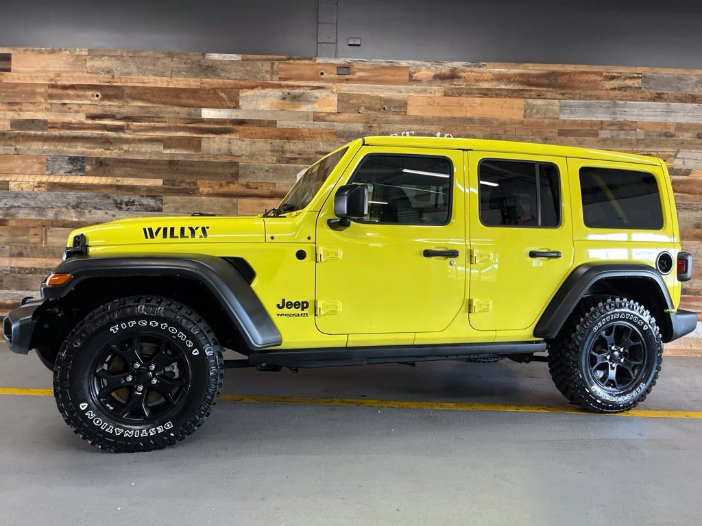 Used 2022 High Velocity Clearcoat Jeep Unlimited Willys image 18