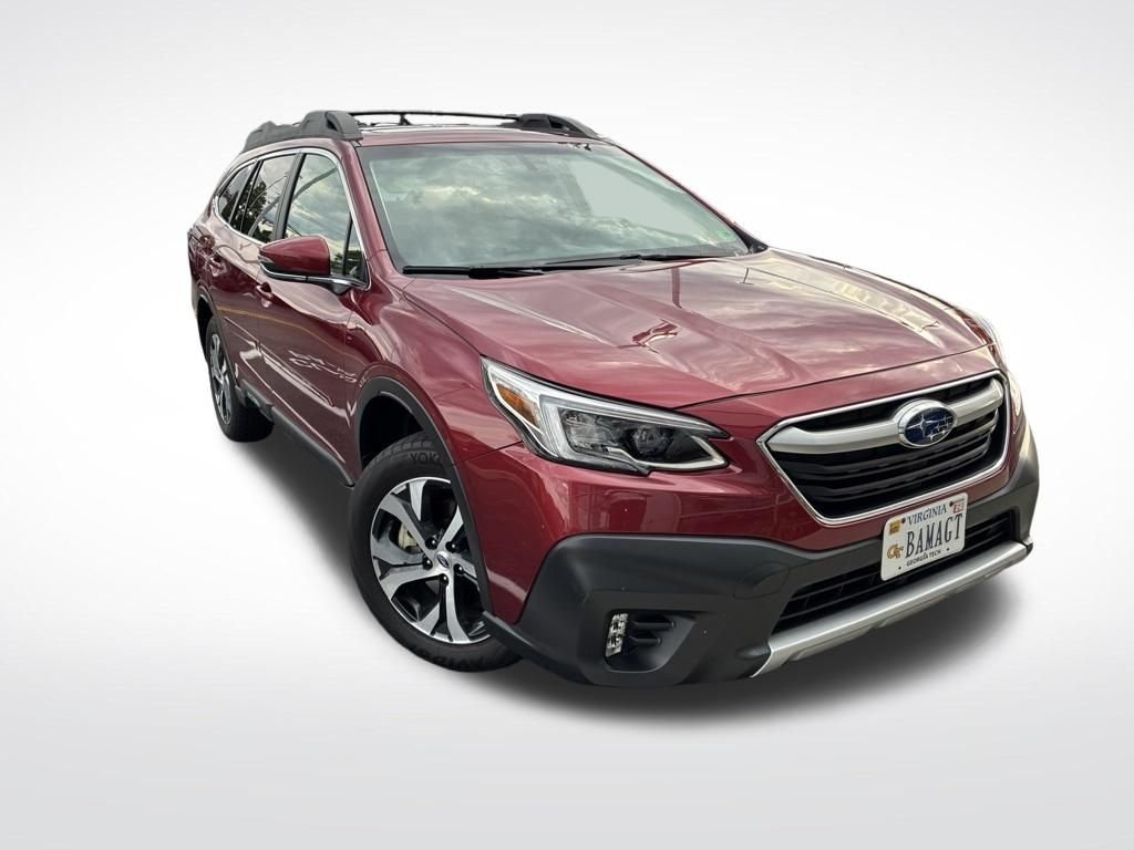 Used 2021 Crimson Red Pearl Subaru Limited image 2