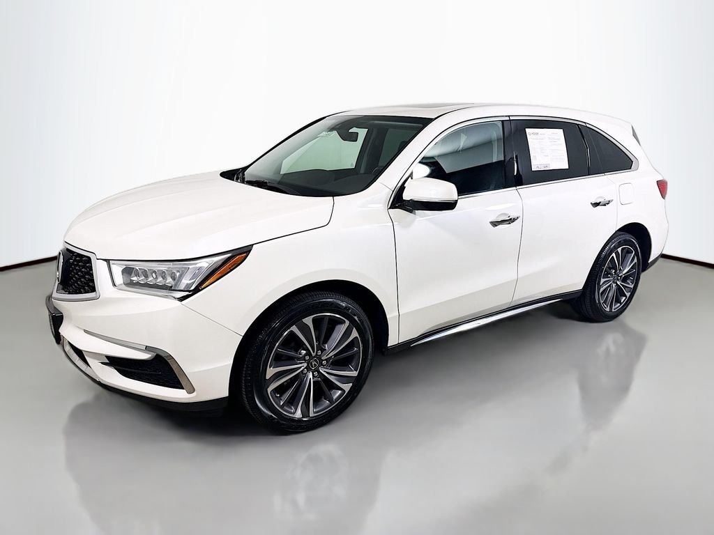 Used 2019 White Diamond Pearl Acura w/Technology Pkg image 3