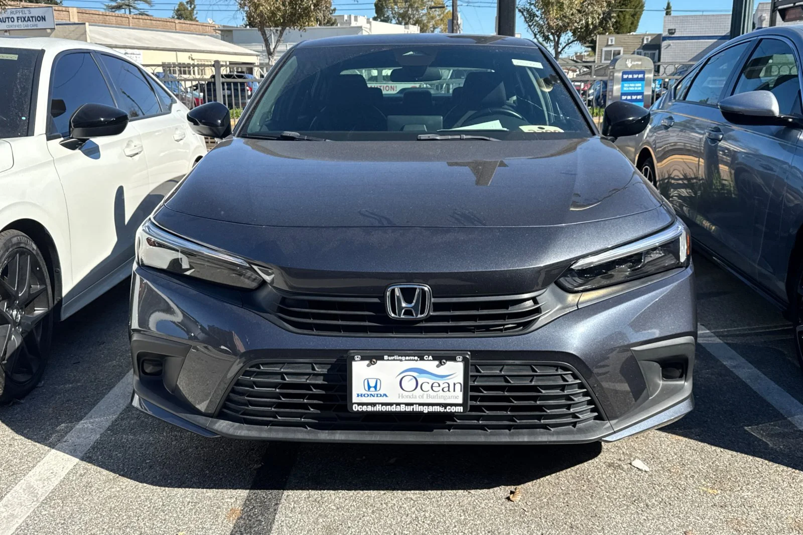Certified Used 2022 Meteorite Gray Metallic Honda Sport image 3