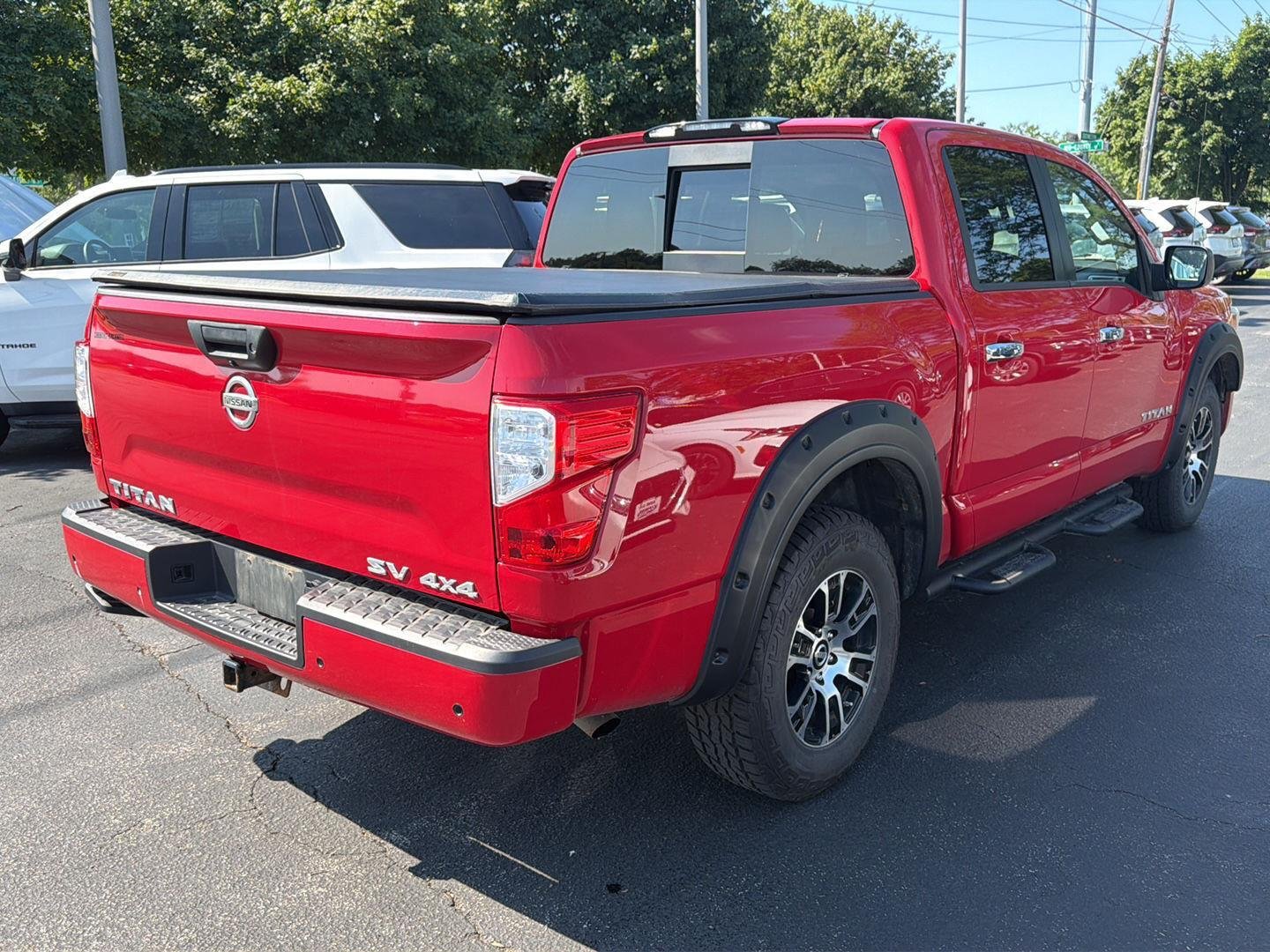 Used 2021 Red Alert Nissan SV image 3