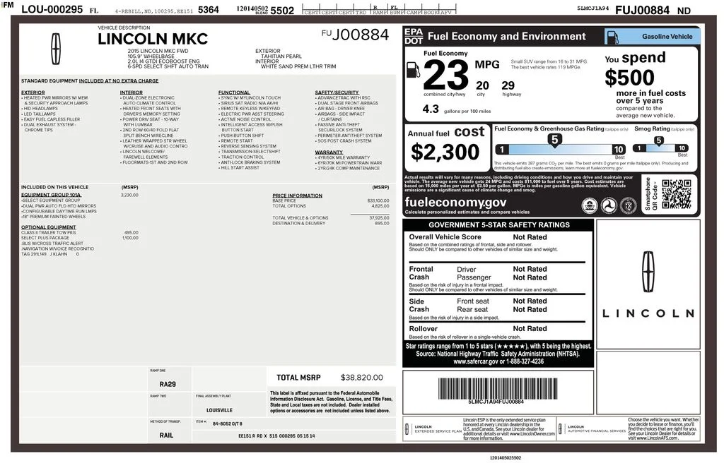 Used 2015 Purple Lincoln Base image 19