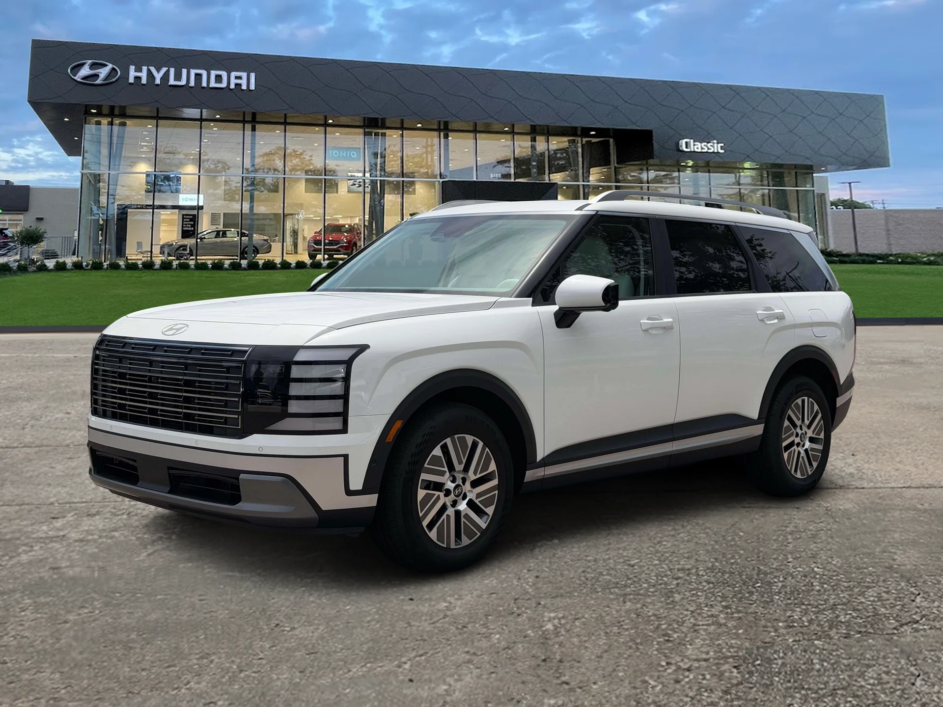 New 2027 Creamy White Pearl Hyundai SEL Premium 7P image 2