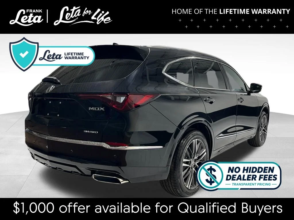 New 2026 Majestic Black Pearl Acura Advance Package image 8