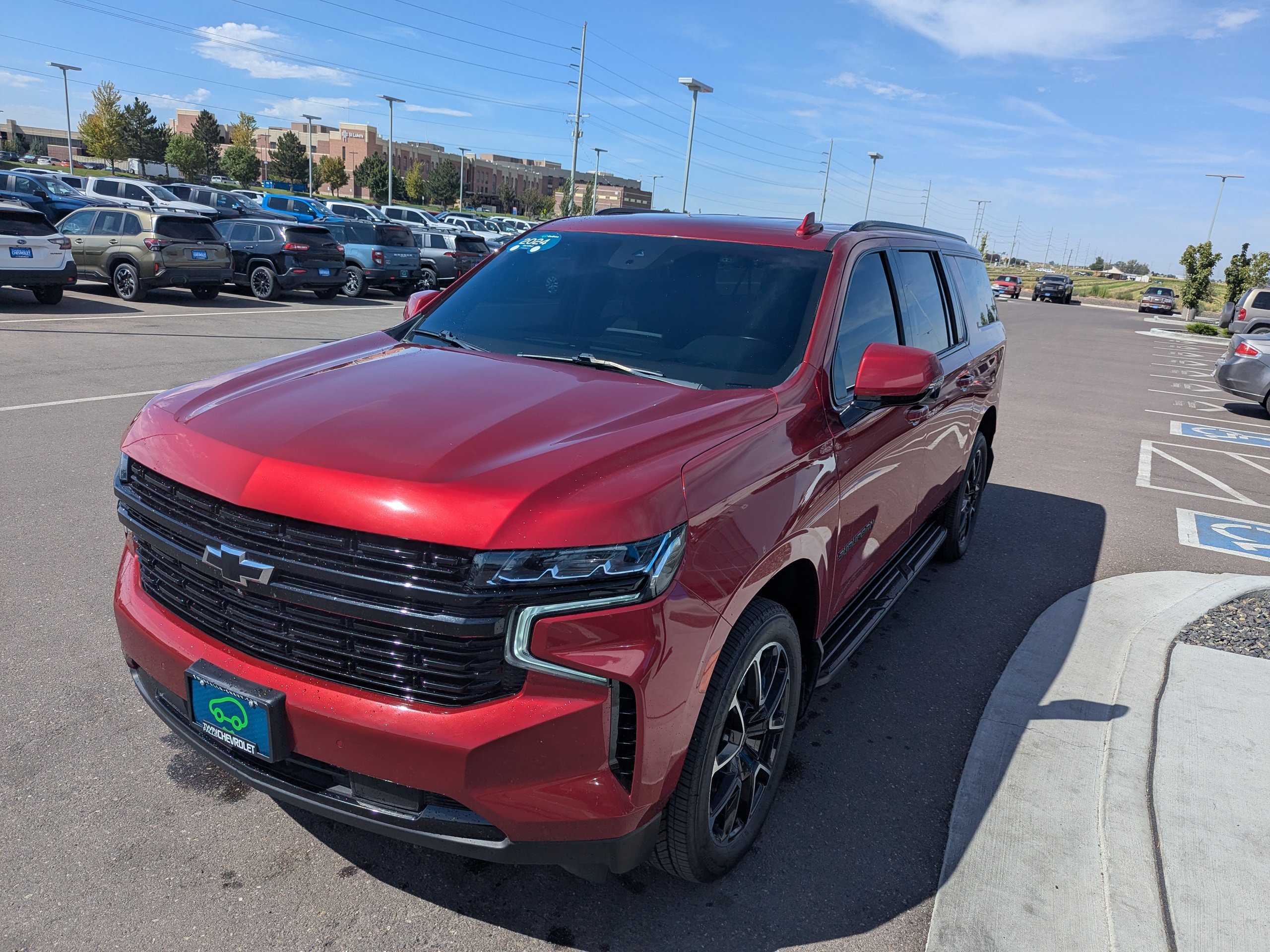 Used 2024 Radiant Red Tintcoat Chevrolet RST image 8
