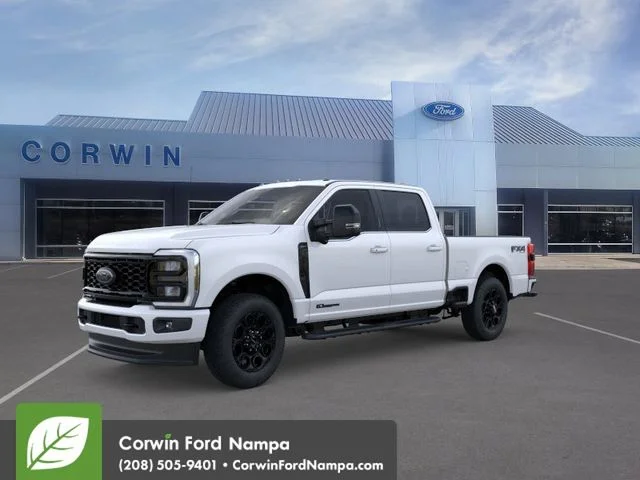 New 2026 Star White Metallic Tri-Coat Ford Lariat image 2