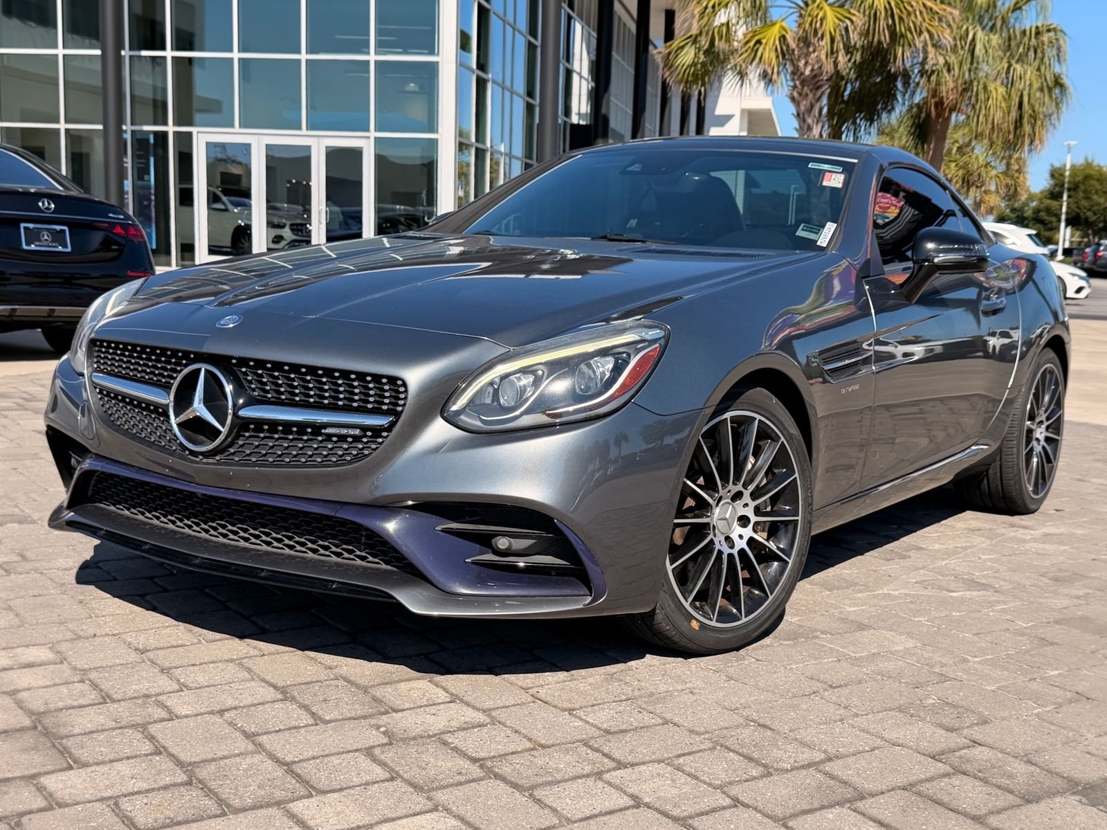 Used 2017 Selenite Gray Metallic Mercedes-Benz SLC 43 AMG® image 1