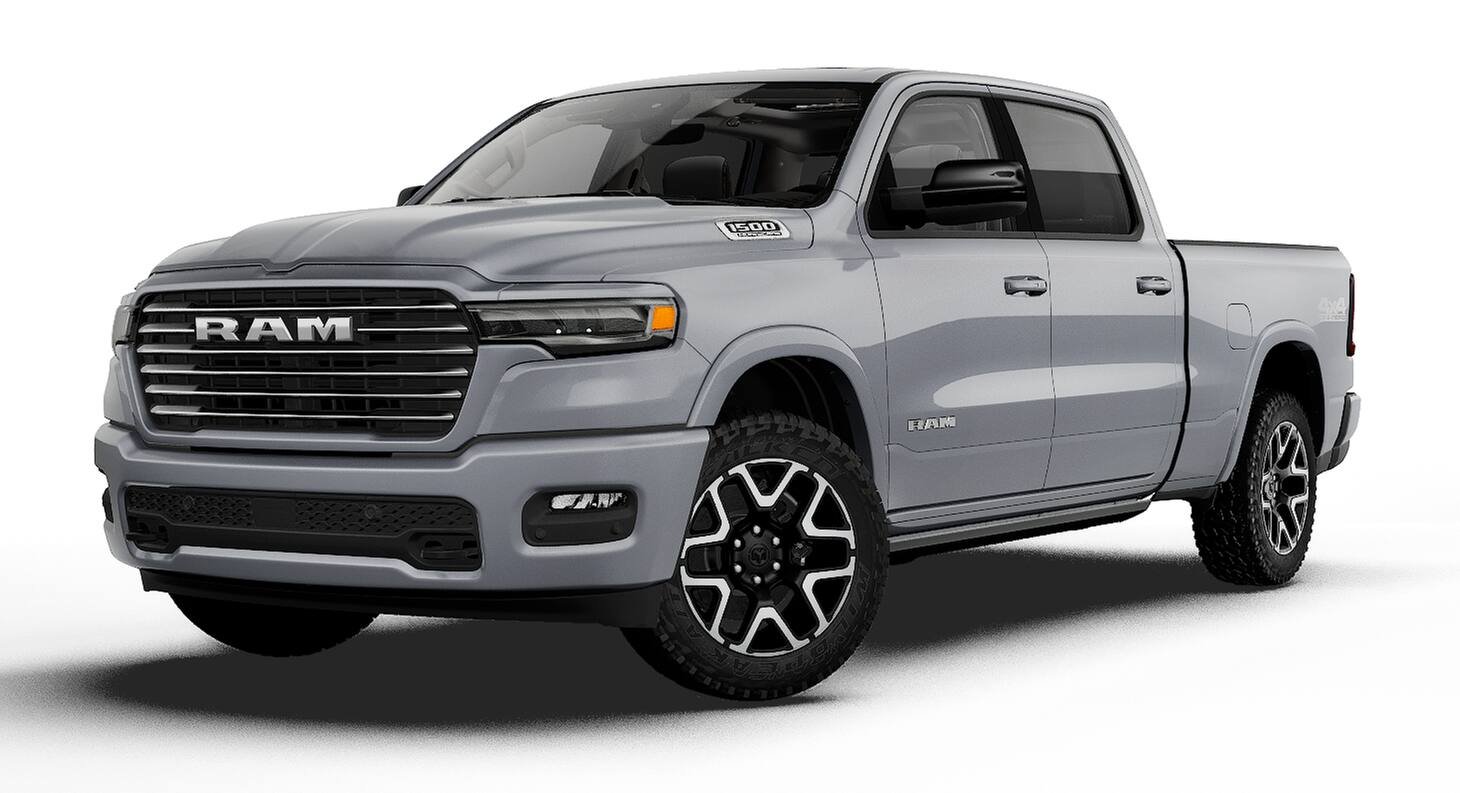 New 2027 Silver Zynith Exterior Paint RAM LARAMIE image 13