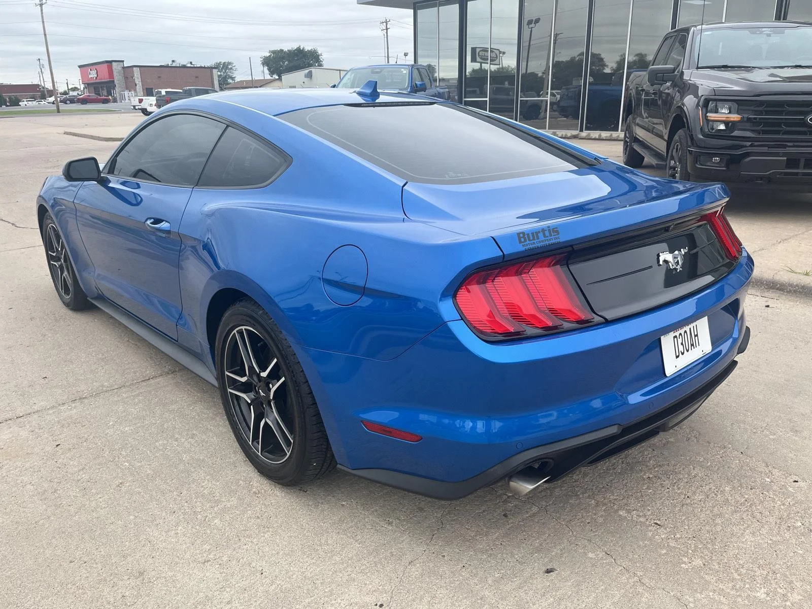 Used 2021 Velocity Blue Metallic Ford EcoBoost image 8