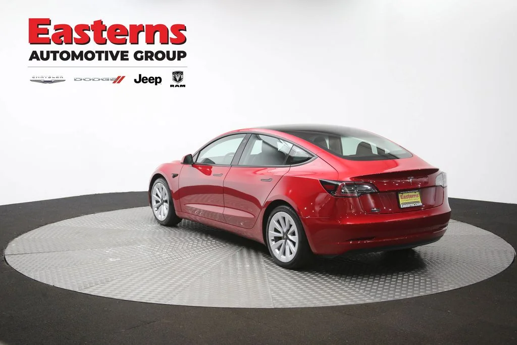 Used 2021 Red Tesla Standard Range Plus image 57