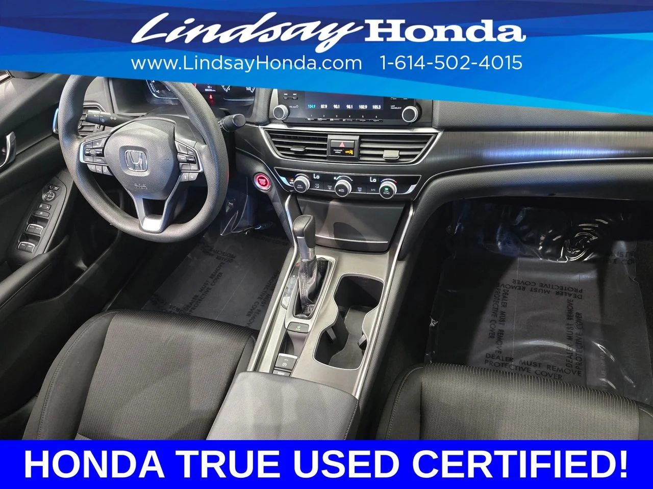Certified Used 2019 Crystal Black Pearl Honda LX image 11