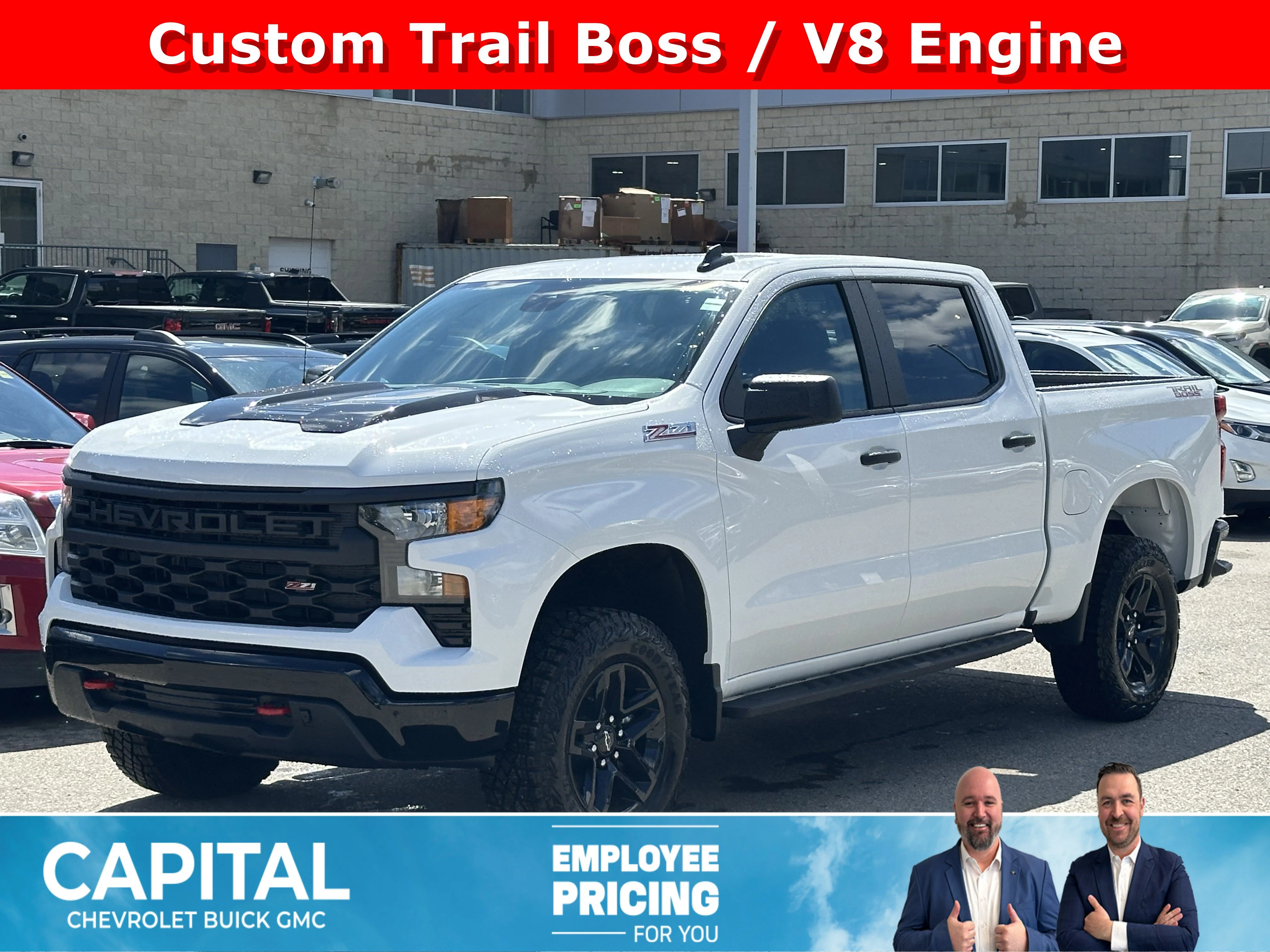 New 2026 Summit White Chevrolet Custom Trail Boss image 1