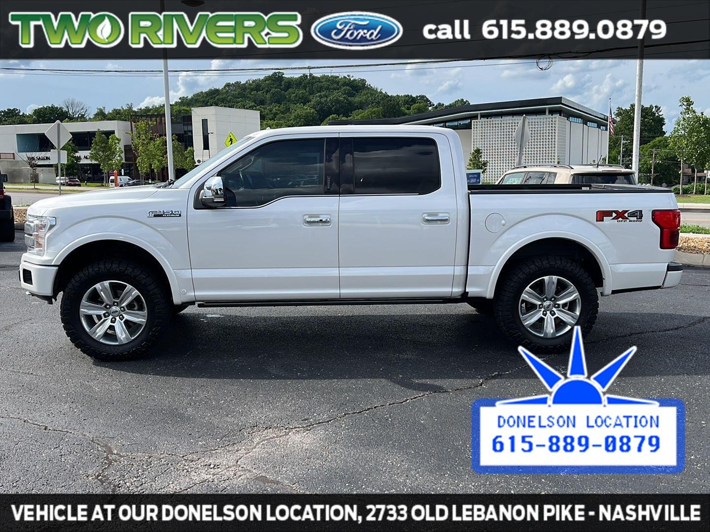 Used 2018 White Platinum Tri-Coat Metallic Ford Platinum image 8