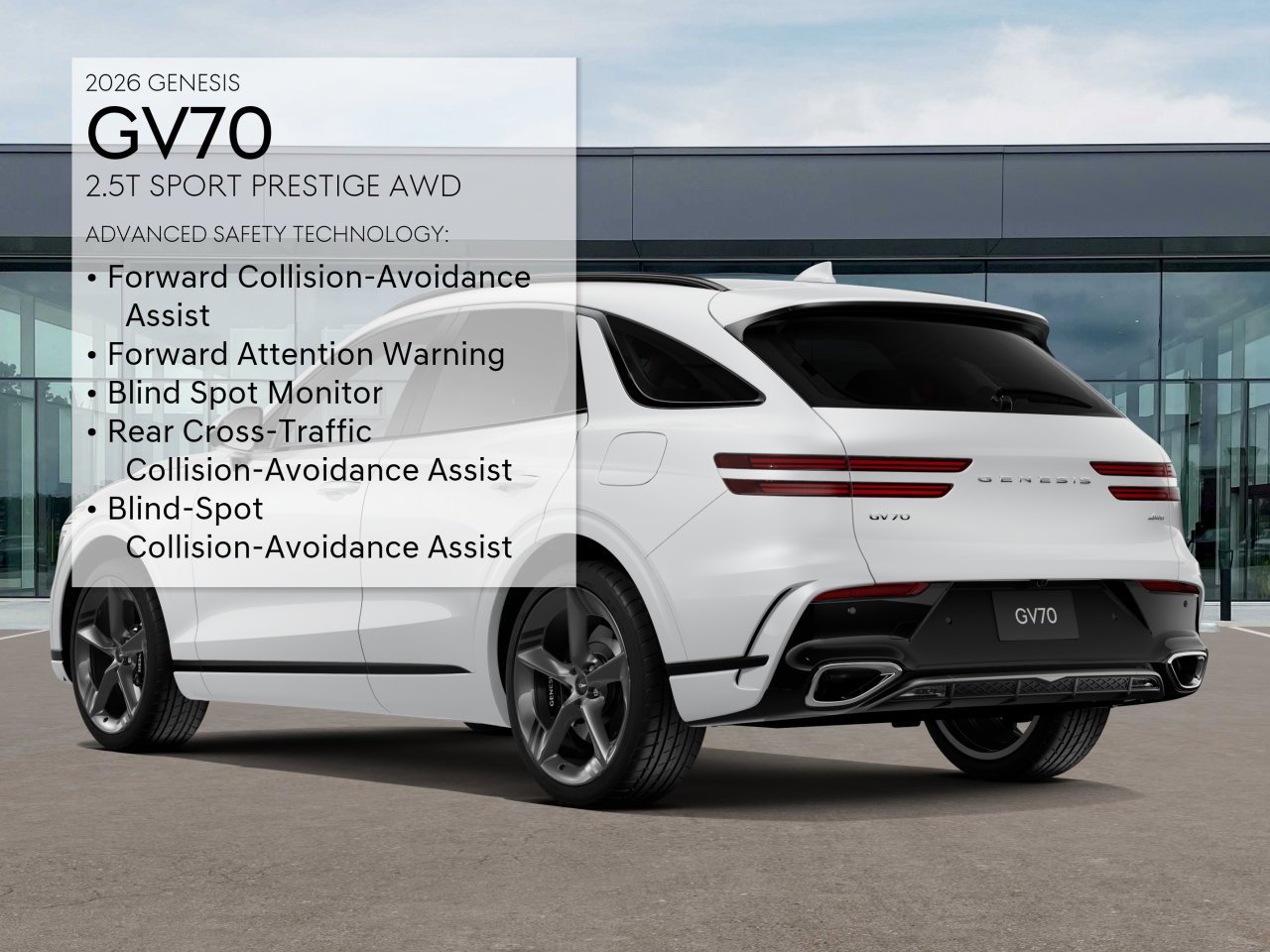 New 2026 White Genesis 2.5T SPORT PRESTIGE image 7