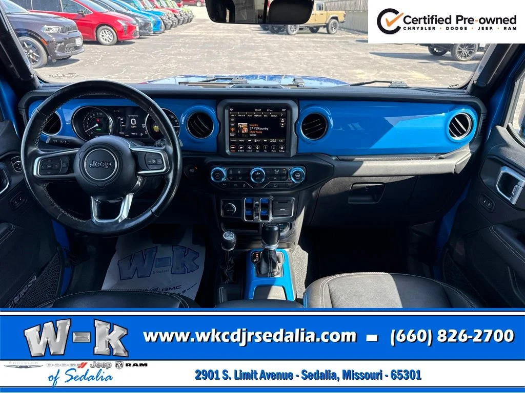 Certified Used 2023 Blue Jeep Sahara 4xe image 33