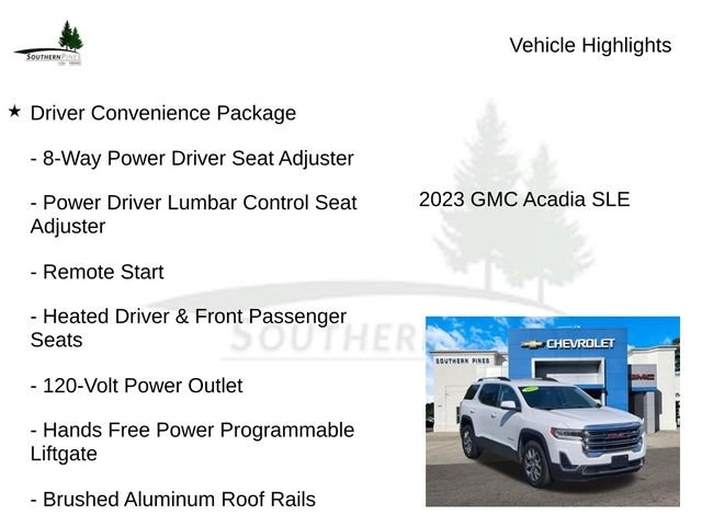 Used 2023 White GMC SLE image 17